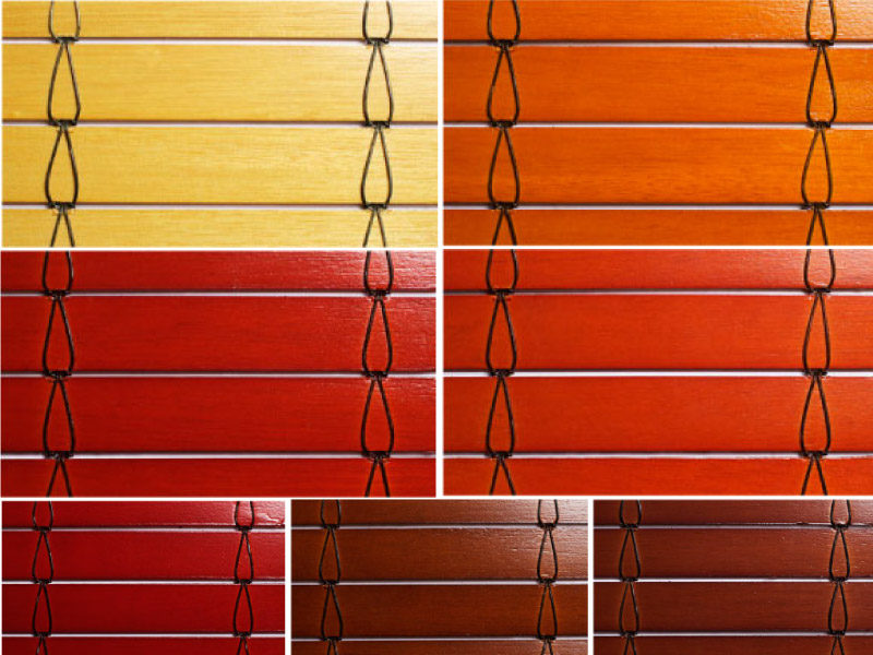 Outdoor Wooden Blinds