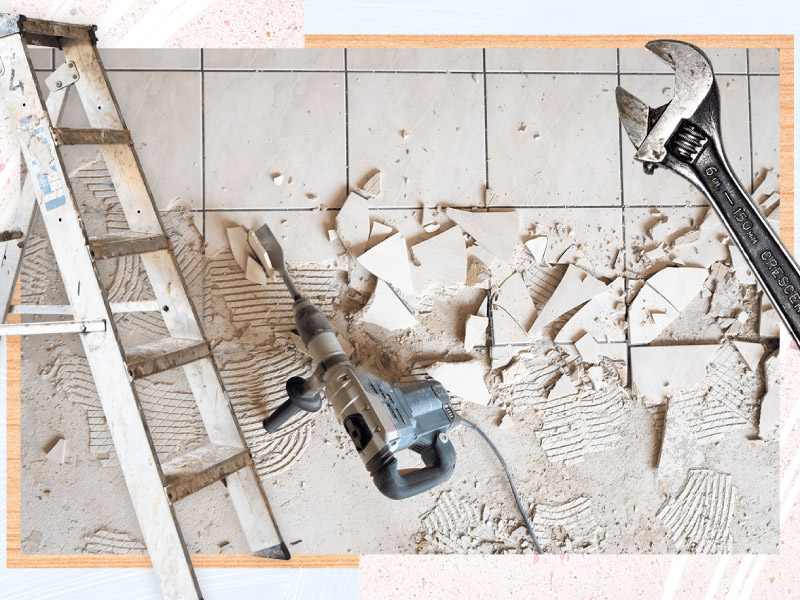 Renovation kitchen cabinet