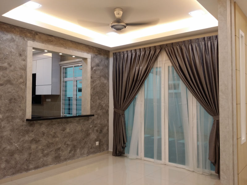 Sheer Curtain & Blackout Curtain